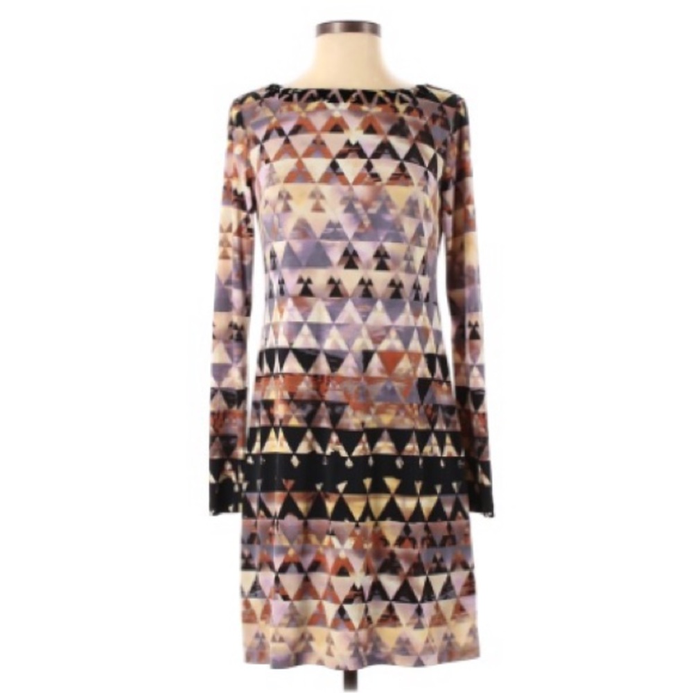 Vince Camuto ~ Geometric triangle print dress